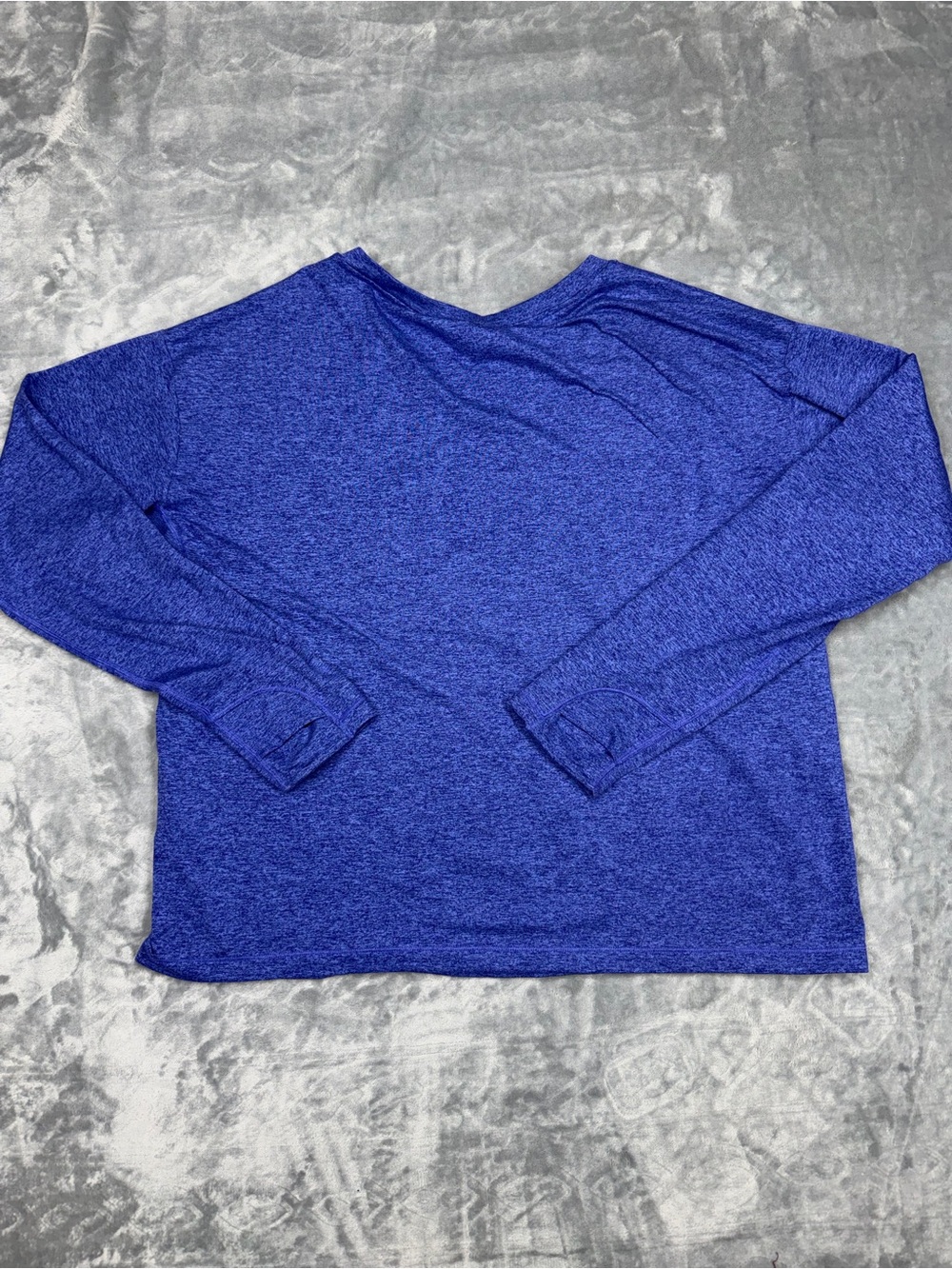 Athleta Uptempo Top Heathered Long Sleeve Crew - Picture 6 of 9